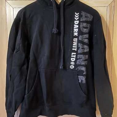 DARK black hoodie