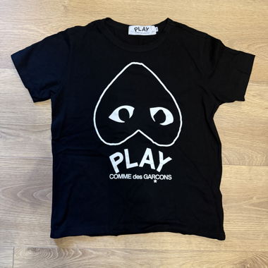 T-shirt nero PLAY Comme des Garçons
