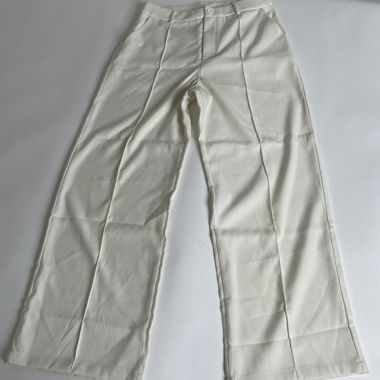 Pantalon ample crème