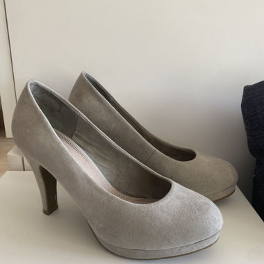 Grey High Heels