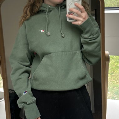 Champion Hoodie in Grün