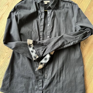 Camicia Burberry nera