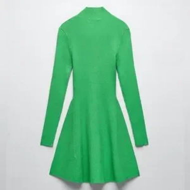 Rib knit dress