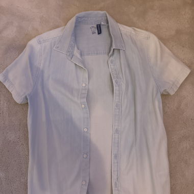 Light blue denim shirt