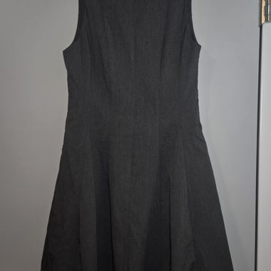 Graues ärmelloses Kleid S