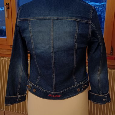 Giacca jeans stretch, adolescente o donna taglia 176
