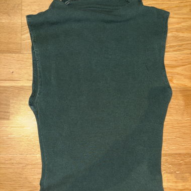 Top verde Zara senza maniche