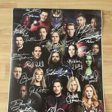 Marvel Poster - Signatures 