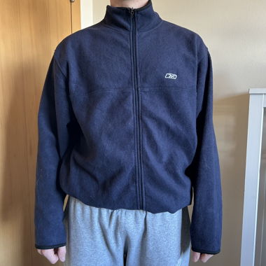 Reebok Fleecejacke navy
