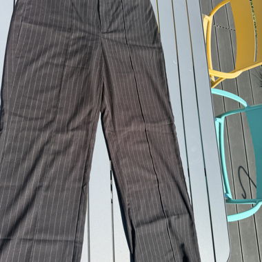 Pantaloni eleganti a righe STR