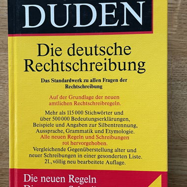 DUDEN – Die deutsche Rechtschreibung