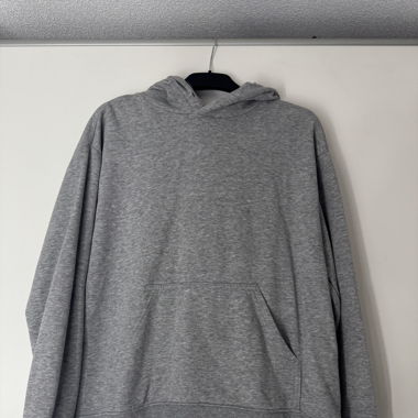 H&M Basics Hoodie – Grau, Größe M