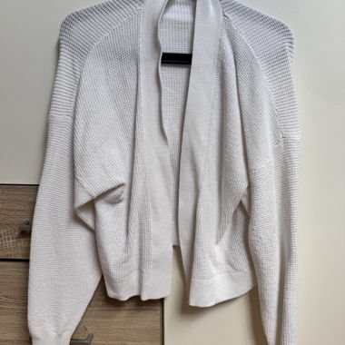 White Knit Cardigan