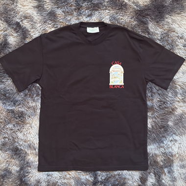 Casablanca graphic black T-shirt