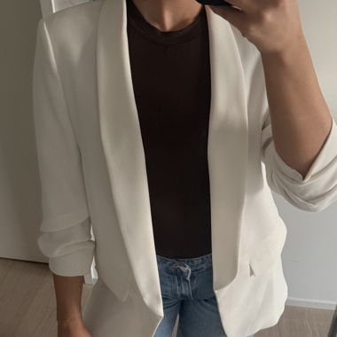 Weisser Blazer