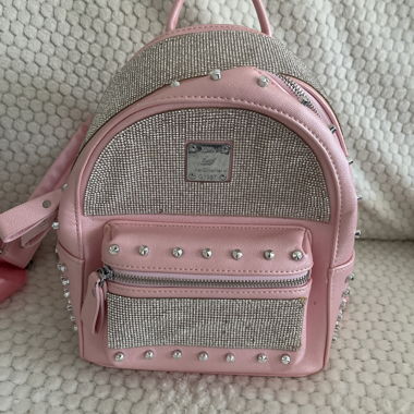 Pinker Mini-Rucksack