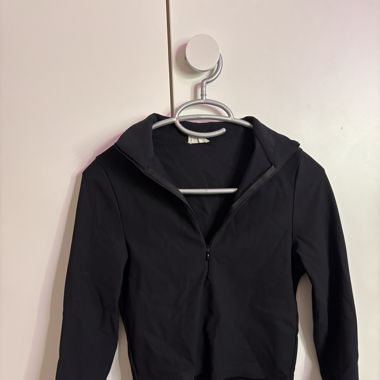 Crop-top à zip