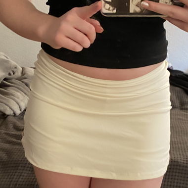 Minigonna bianca