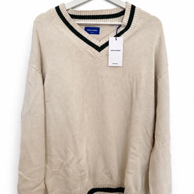 Jack & Jones V-Neck Sweater - Size L - NEW