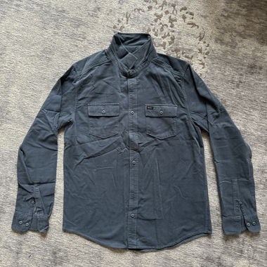 Dark blue long sleeve shirt S