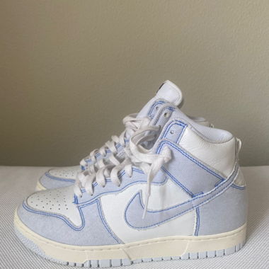 Nike High-Top Sneakers weiss hellblau