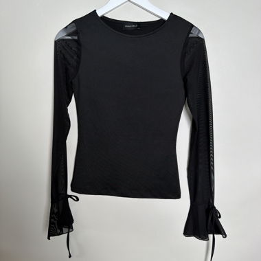 Top in mesh nero Anna Field
