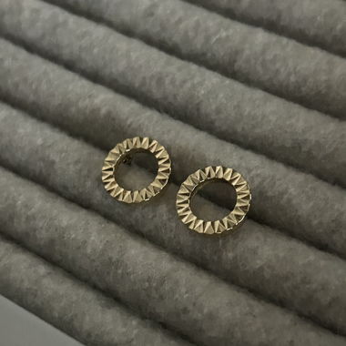 Clous d'oreilles dorés