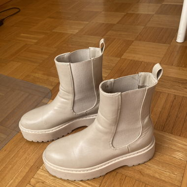 Bottines beiges 