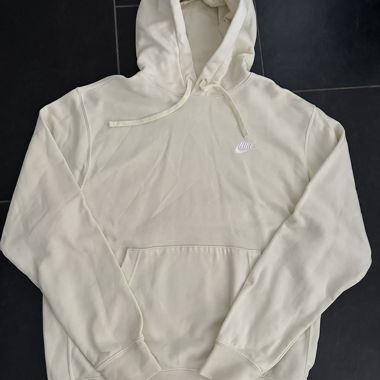 Felpa con cappuccio Nike beige Gr. M