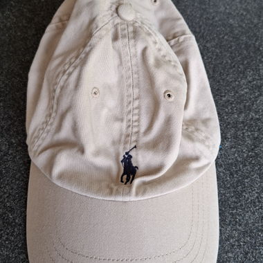 Beige Polo Baseball Cap