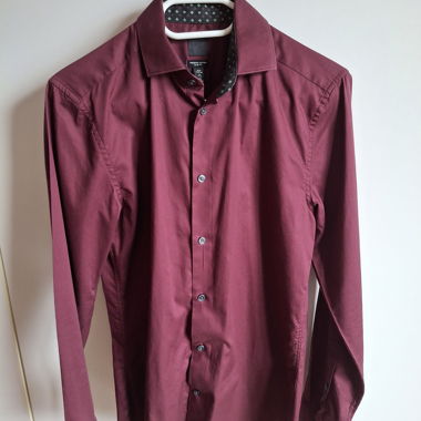 Burgundy Slim Fit Shirt