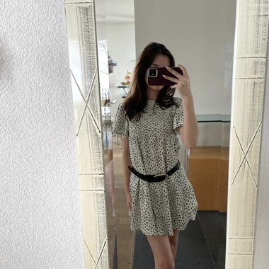 Mango Floral Midi Dress 152 cm