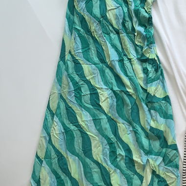 Robe à bretelles à motif