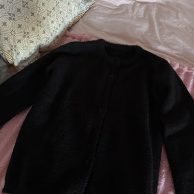 Veste en tricot noire