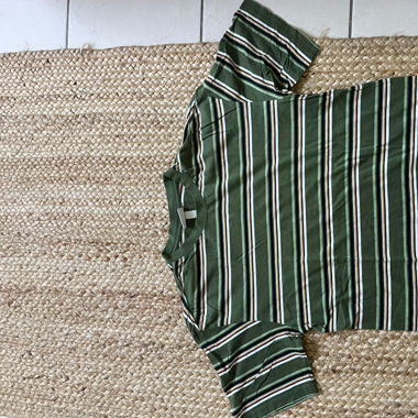oversized green shirt