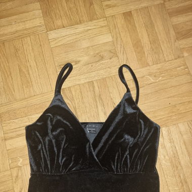 Crop Top aus Samt