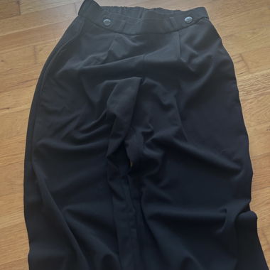 Stoffhose Schwarz