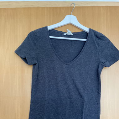 basic graues T-Shirt