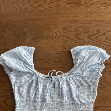Karriertes Crop Top