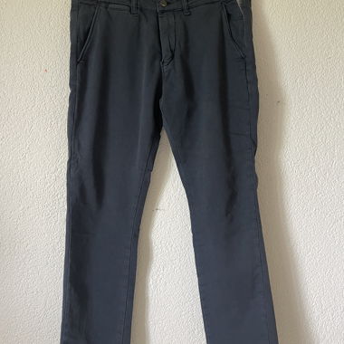 Dunkelblaue Chino Jogg Hose