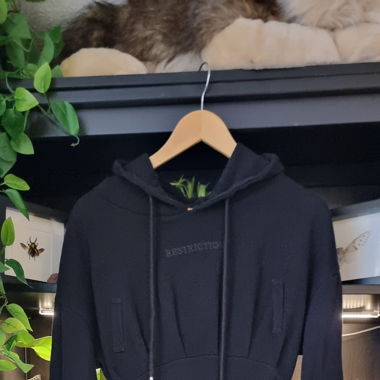 Black cat ear hooded dress