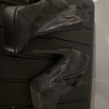 Stiefel mit Absatz 
