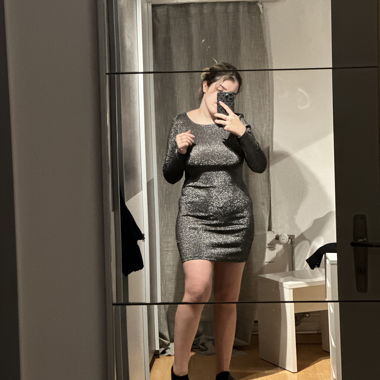 Vestito con glitter
