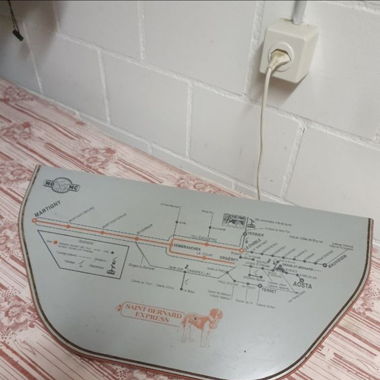 Seltener SBB Tisch Saint Bernard Express