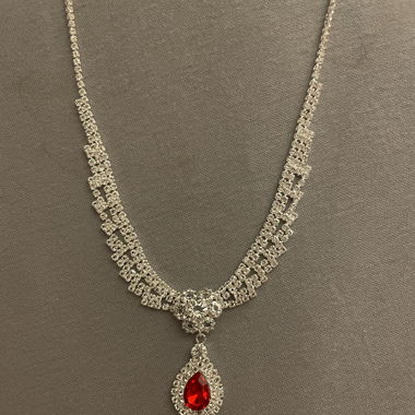 Silver Big Stone Chain