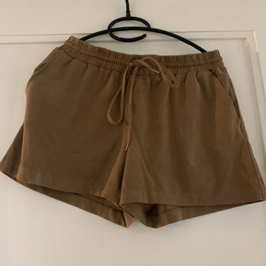 Short effetto scamosciato XS
