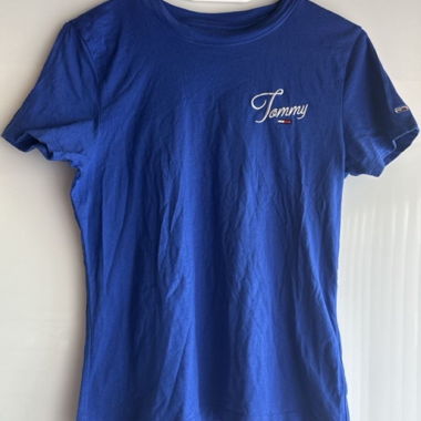T-shirt femme Tommy Hilfiger taille XS bleu royal