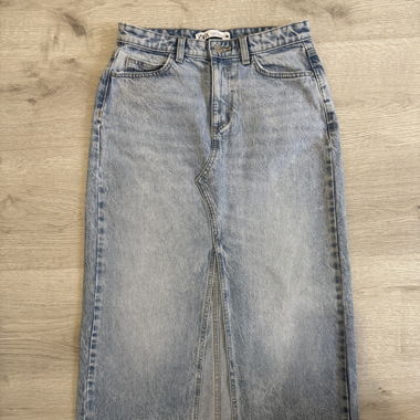 Denim Maxi Skirt - Zara
