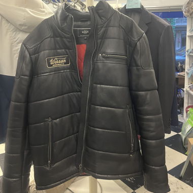 Blouson moto cuir Warson Motors 2XL