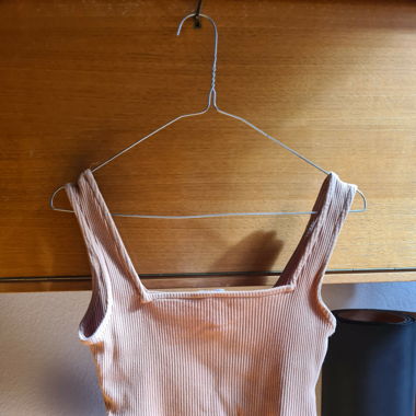 beiges Crop Top